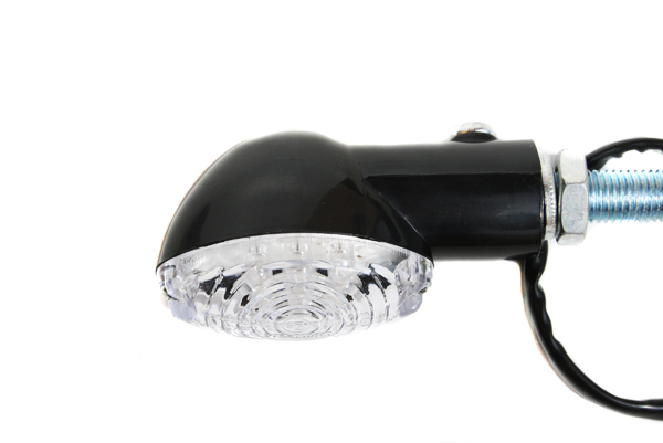 Kierunkowskazy owalne 9 diód led biały klosz