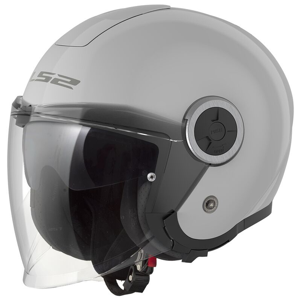 Kask otwarty LS2 OF620 Solid Classy Pearl Grey homologacja ECE 22.06