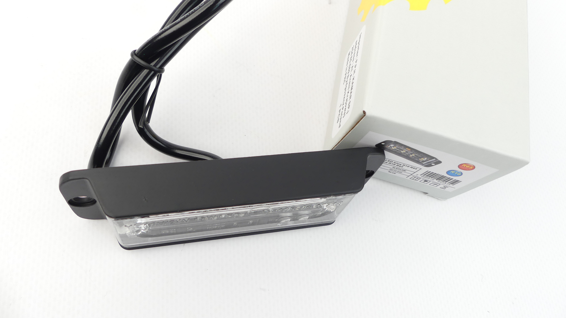 Lampa stroboskopowa 4LED 20W BLUE 12-24V R65 R10