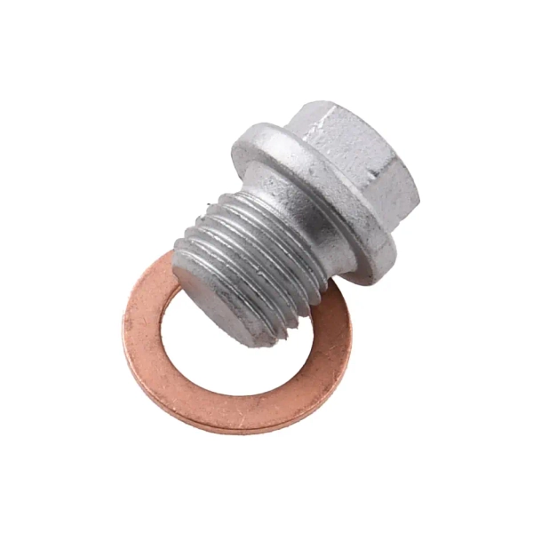 Śruba spustu oleju + uszczelka gwint M14 na klucz 13 WSK 125