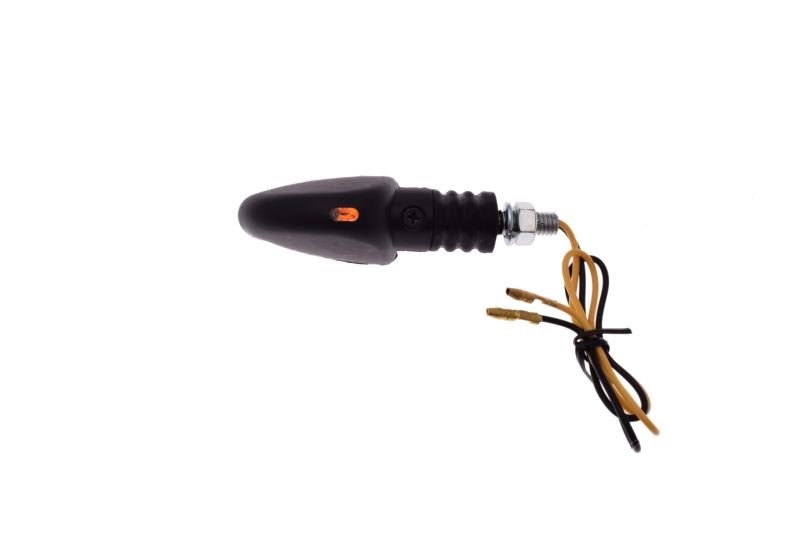 Kierunkowskaz stożek czarny lewy przód 12V 10W motorower skuter quad atv