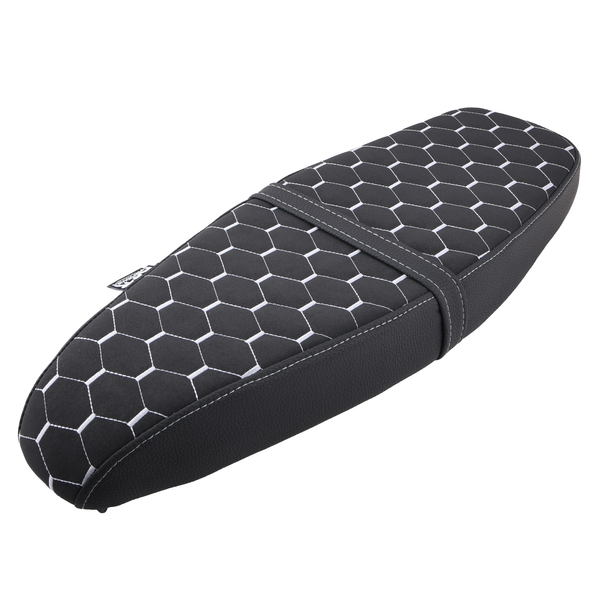 Siedzenie pikowane honeycomb czarne + szare szwy Simson S50 S51 S70 DPR