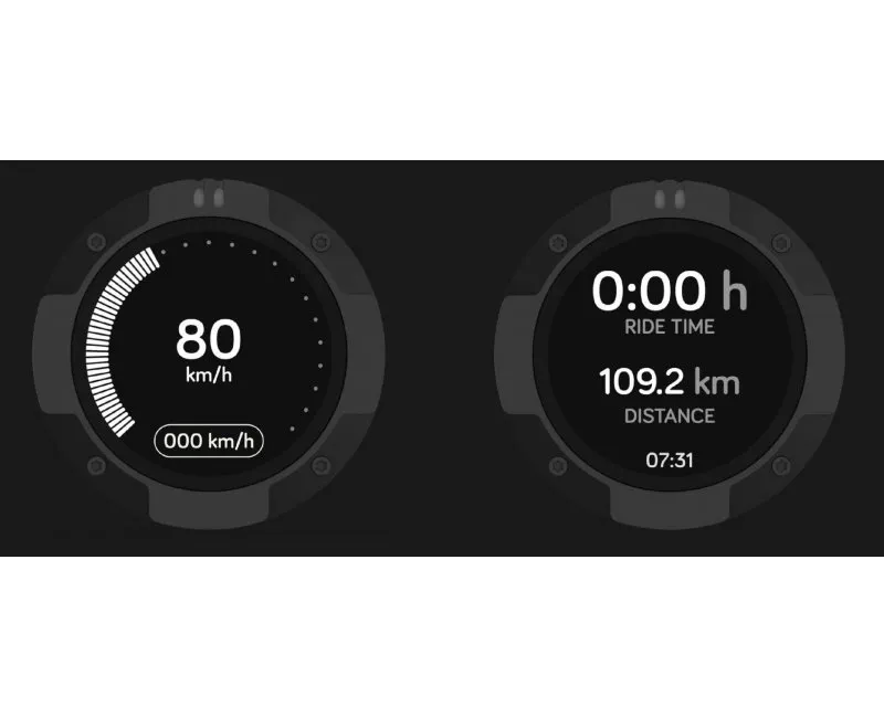 Nawigacja motocyklowa kompas Beeline Moto II Metl Gun bluetooth IP67