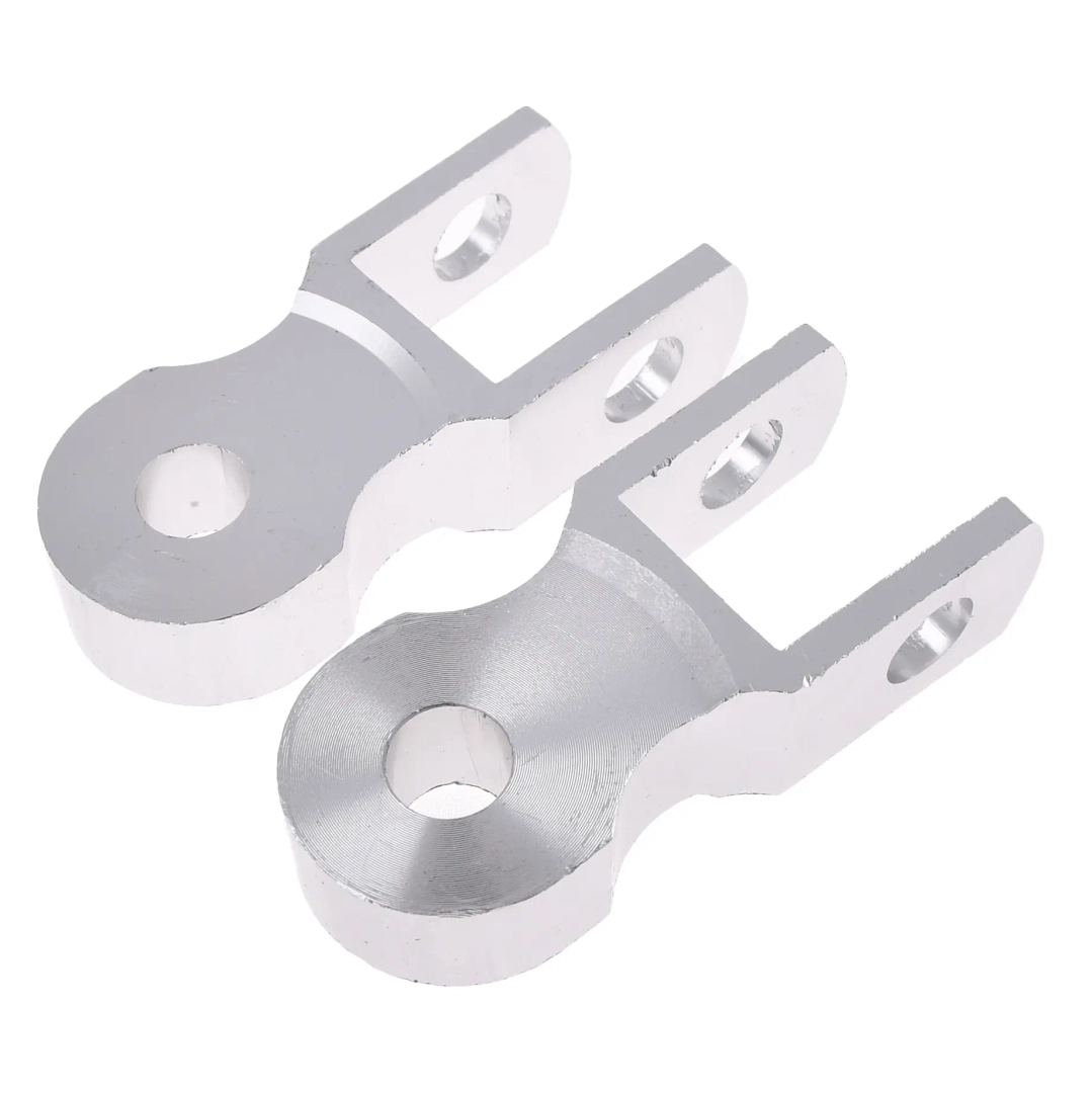 Przedłużki amortyzatora uniwersalne 45mm srebrne