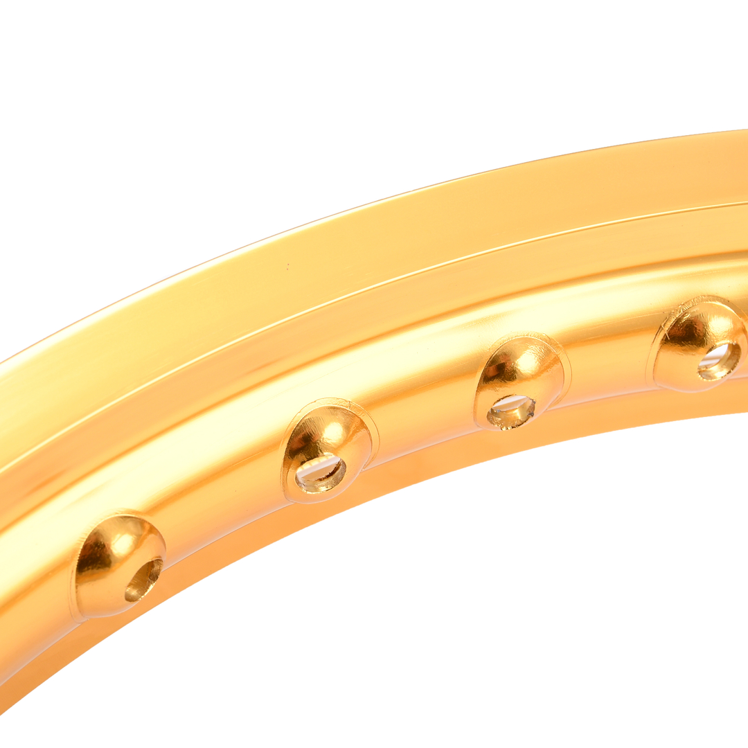 Obręcz koła 1,60x16 aluminiowa złota Simson DPR Classic