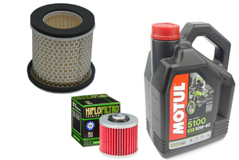 Filtr oleju powietrza olej HF145 Motul 5100 10w40 Yamaha BT1100 TDM 850 