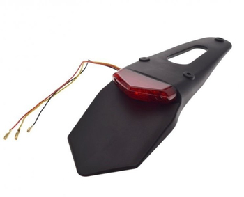 Lampa tył led z błotnikiem czerwony klosz cn