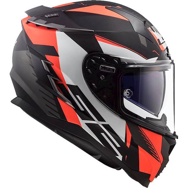 Kask ls2 ff327 challenger squadron matt orange