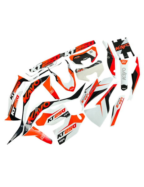 Okleina komplet grafik dirtbike Kayo KT250 Enduro