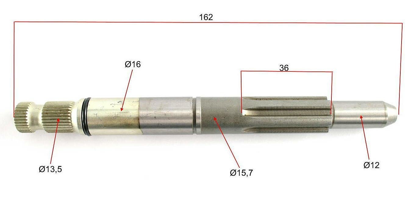 Wałek startera rozrusznika ultimo simson s51