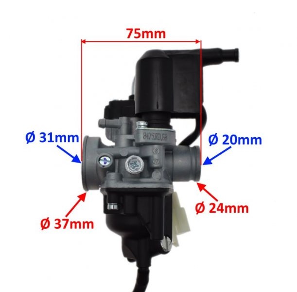 Gaźnik PHVA 17.5mm Piaggio Derbi Gilera Aprilia