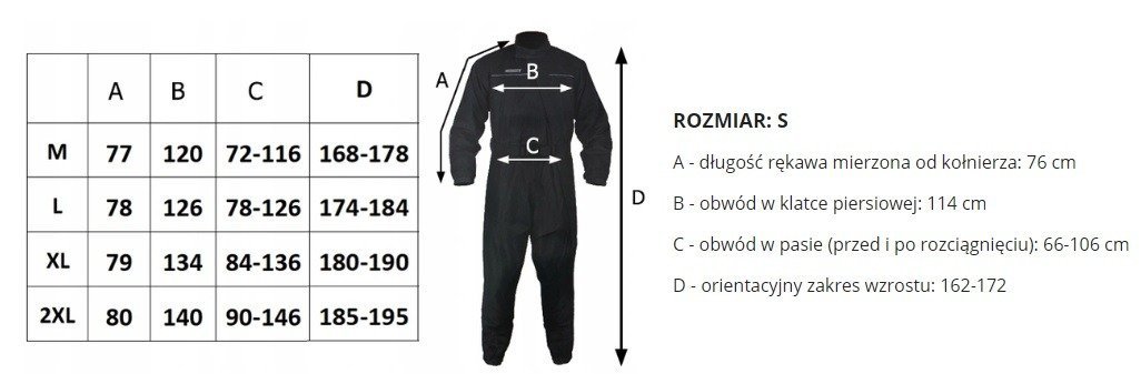 Biketec Kombinezon Przeciwdeszczowy Raintec Fluo