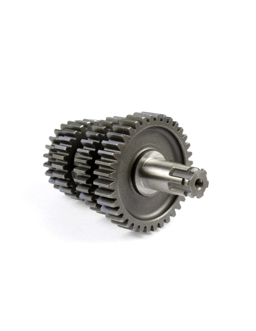 Wałek zdawczy skrzyni biegów 90cc z rozrusznikiem pitbike Kayo TS90