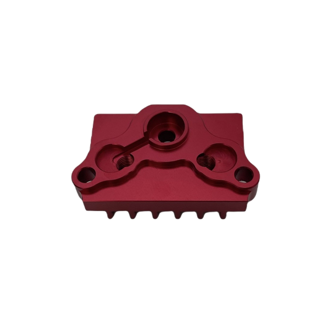 Adapter do chłodnicy czerwony pitbike MRF 120 140 Kayo 125 140 Pitgang RXF