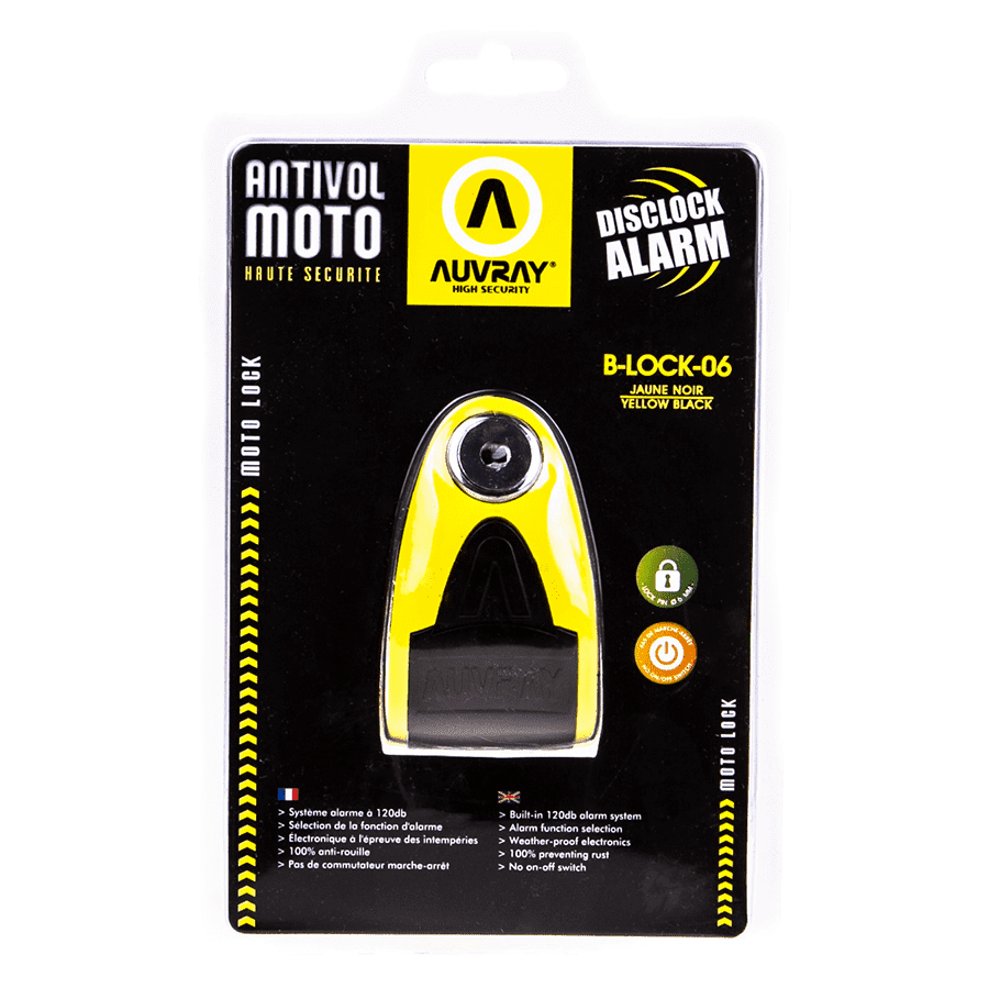 AUVRAY Blokada Na Tarczę 6mm z Alarmem