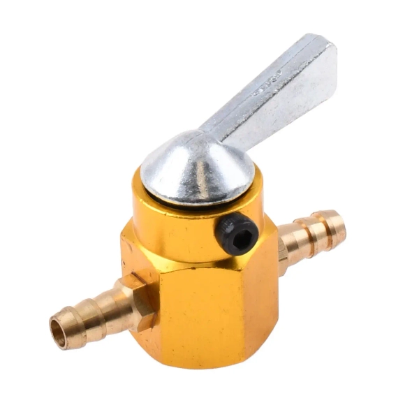 Kranik przepływowy uniwersalny 6mm złoty Racing Force