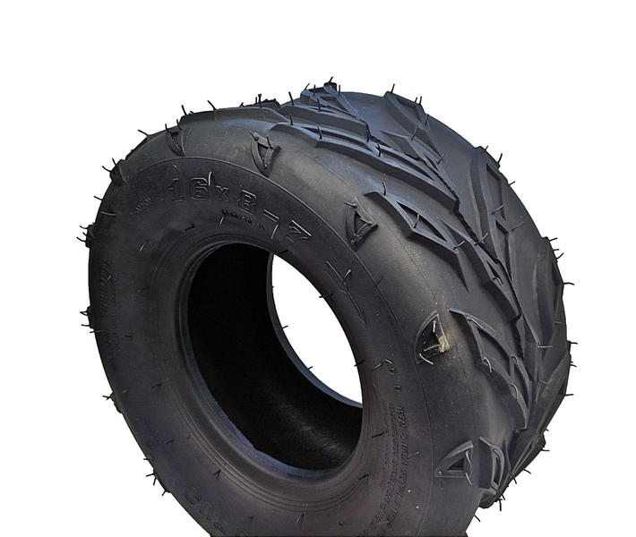Opona 7 cali 16x8-7 (16x8.00-7) bezdętkowa 4 warstwy quad atv 110cc