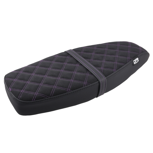 Siedzenie pikowane czarne + fioletowo czarne szwy Simson S50 S51 S70 DPR