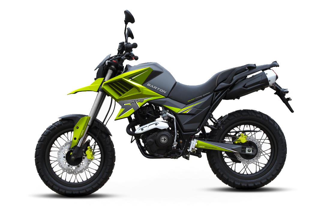 Motocykl Barton Hyper 125 zielony