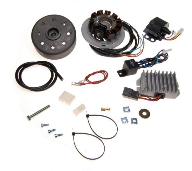 Alternator MZ ETZ 250 251 Regulator Cewka Komplet