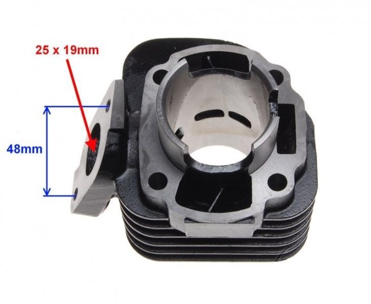 Cylinder 60ccm 43mm 2t keeway cpi zipp longija