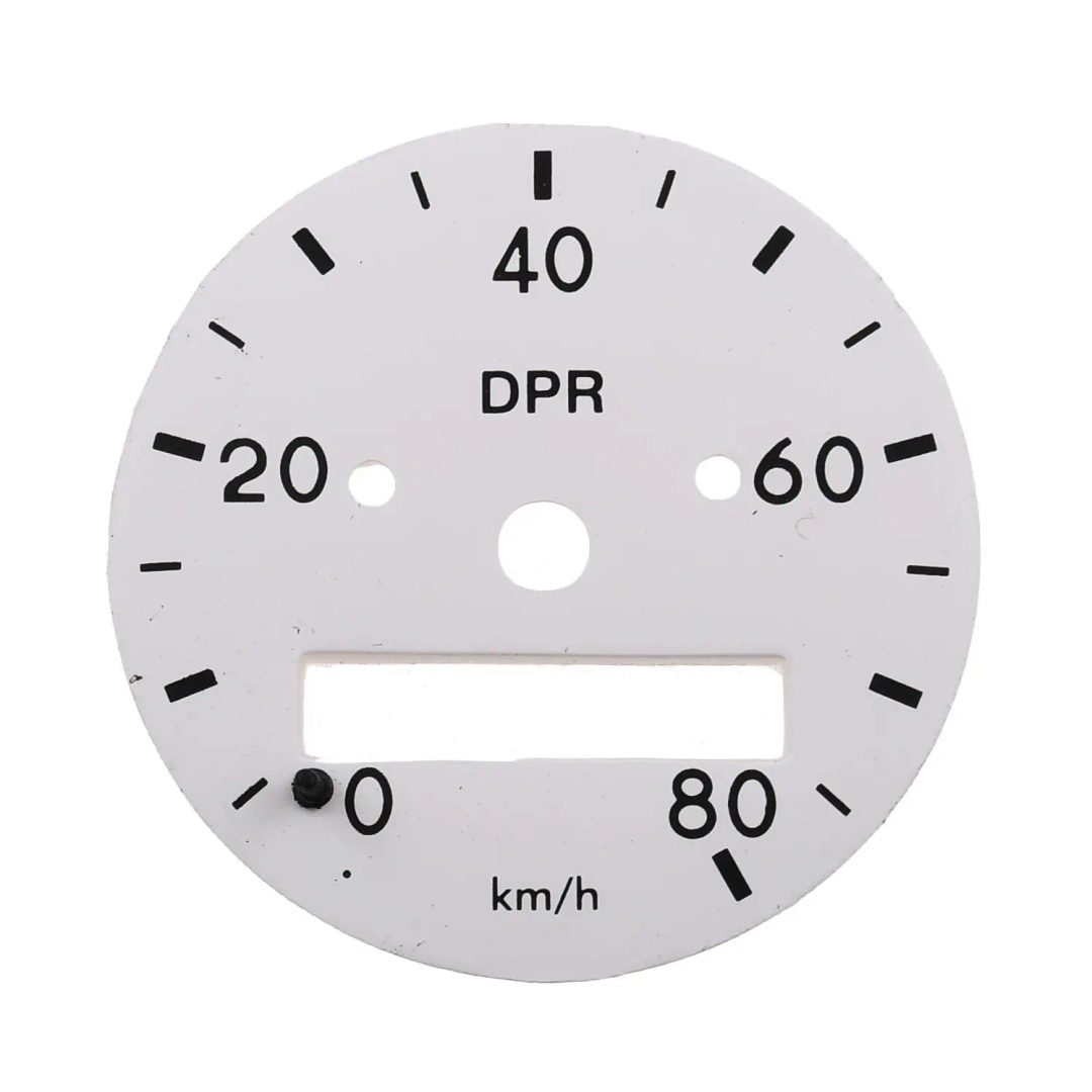 Tarcza cyferblat licznika biała Simson S50 S51 KR51 48mm 80km/h DPR Classic