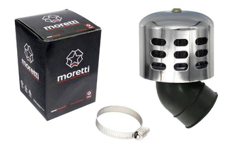 Filtr powietrza stożkowy srebrny, średnica 38 mm