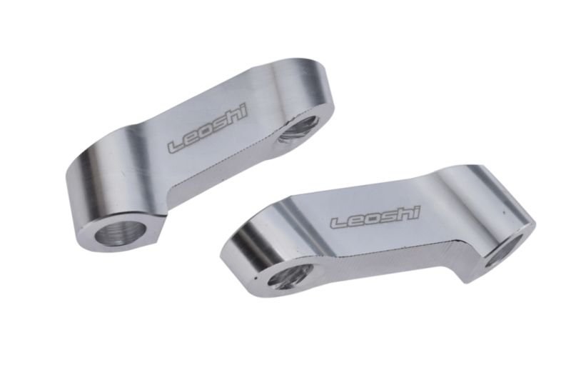 Adaptery lusterek srebrne 2 x M10 prawy komplet