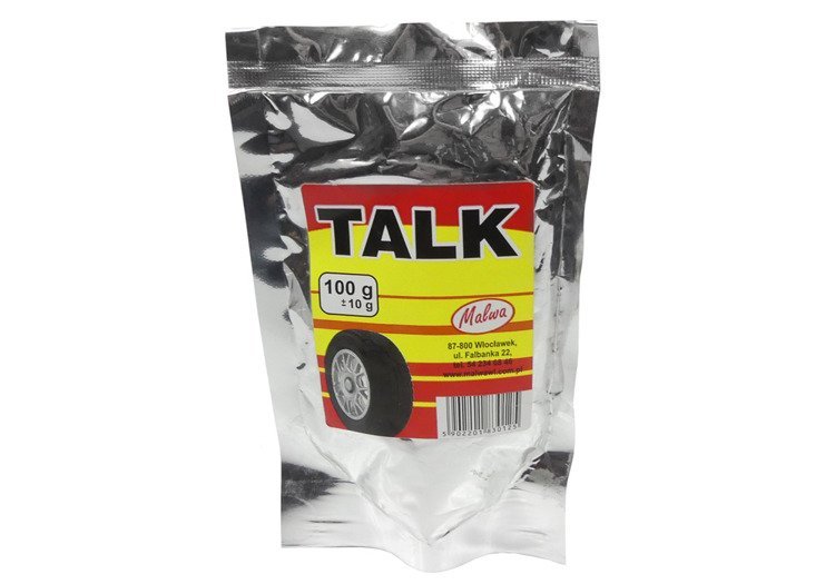 Talk techniczny opony dętki malwa 100 gram