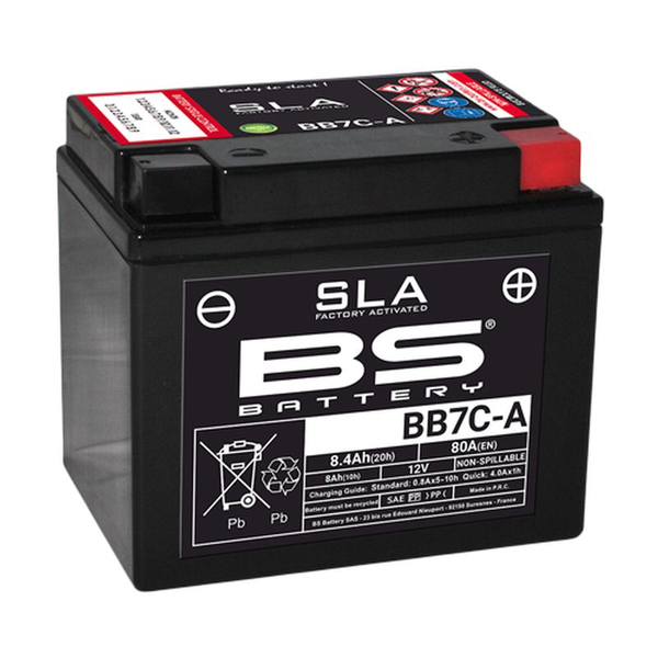 BS akumulator BB7C-A (FA) (YB7C-A) 12V 8Ah Yamaha TW 125 99r TW 200 87-15r
