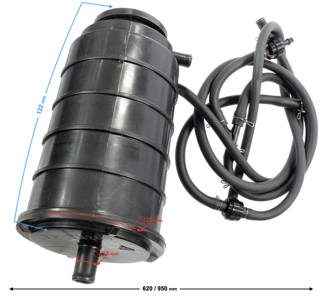 Filtr oparów Barton Hyper 125