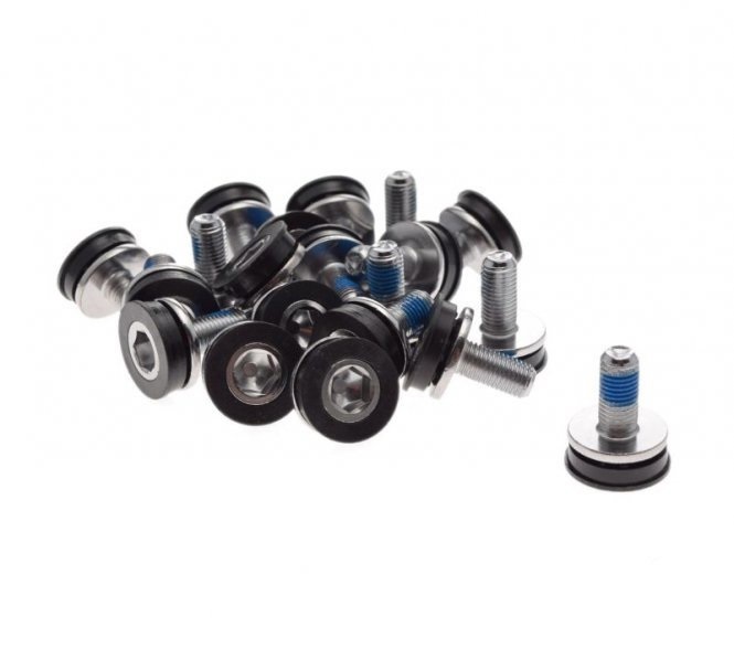 Śruba osi mechanizmu korbowego imbus 1szt czarna