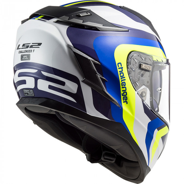 Kask LS2 FF327 CHALLENGER GALACTIC WHITE BLUE