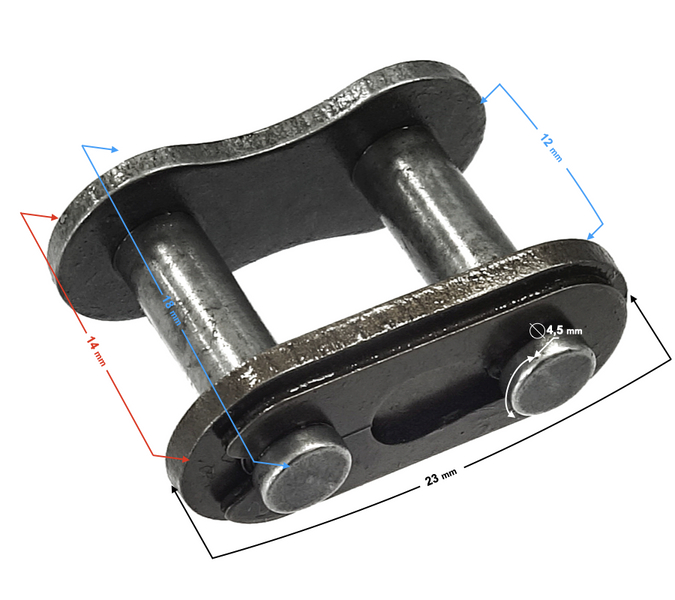 Zapinka 428H do łańcuchów motocyklowych o oznaczeniu 428