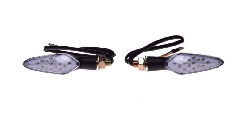 Kierunkowskaz biały klosz led 12v 1w cn para