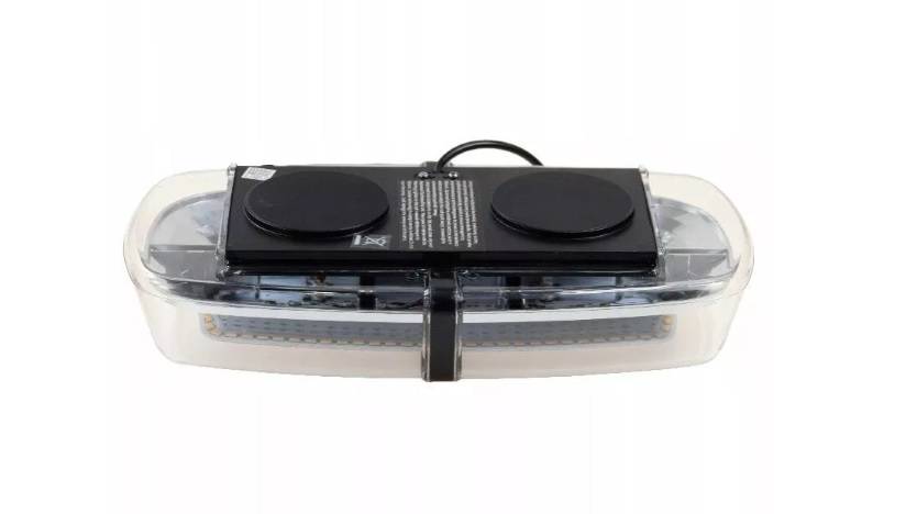 Belka ostrzegawcza 72LED R65 R10 Magnes 12-24V ALR