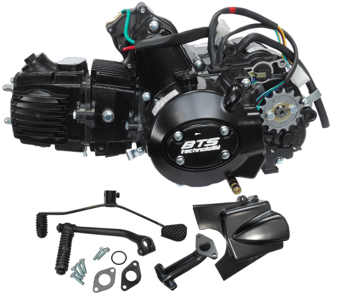 Silnik 110cc 152FMH 4T 4-biegowy + gaźnik PZ22 Junak Romet Barton Zipp