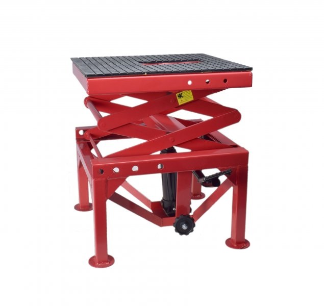 Podnośnik motocyklowy max 135kg 300lbs platforma 405x340mm wersja bez kółek