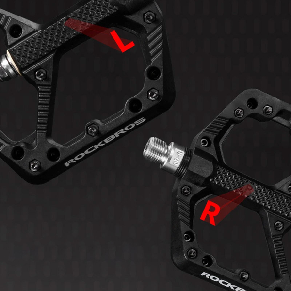 ROCKBROS pedały rowerowe nylonowe z pinami czarne 2021-12A