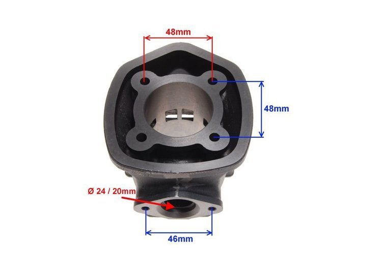 Cylinder 70 ccm 2t 47mm piaggio aprilia sr nrg zip