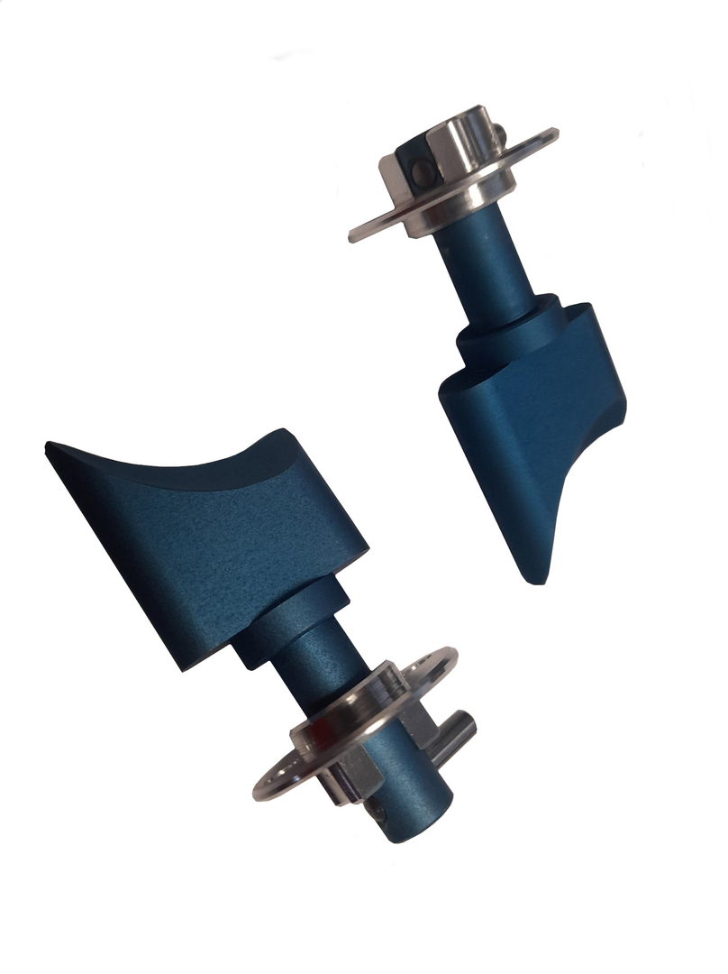 Zawór wydechowy lewy + prawy cylindra YAMAHA YZ 125 94-04