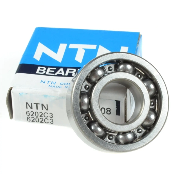 NTN łożysko kulkowe wałka głównego 6202 C3 WSK 125