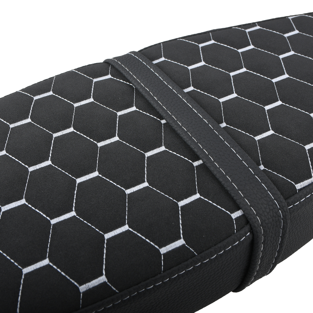 Siedzenie pikowane honeycomb czarne + szare szwy Simson S50 S51 S70 DPR