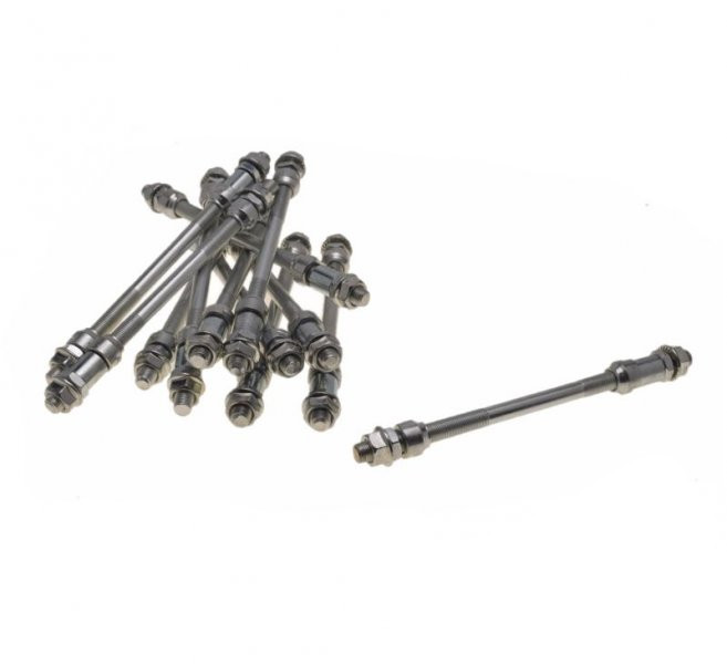 Oś rowerowa koła tył wolnobiegowa 185mm 10mm