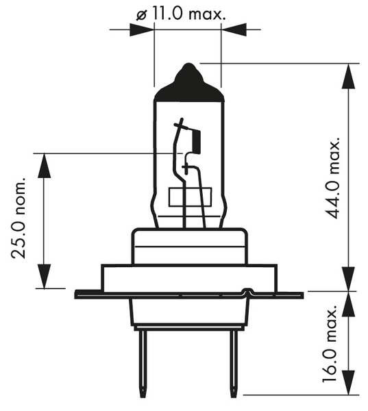 Narva żarówka halogenowa H7 12V 55W PX26d Niemcy homologacja