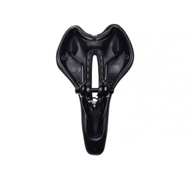 Siedzenie rowerowe mtb czarno/czerwone gel 275x160