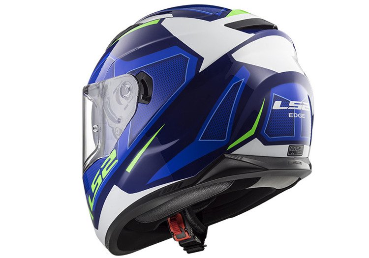 Kask sportowy ls2 ff320 stream evo axis blue white