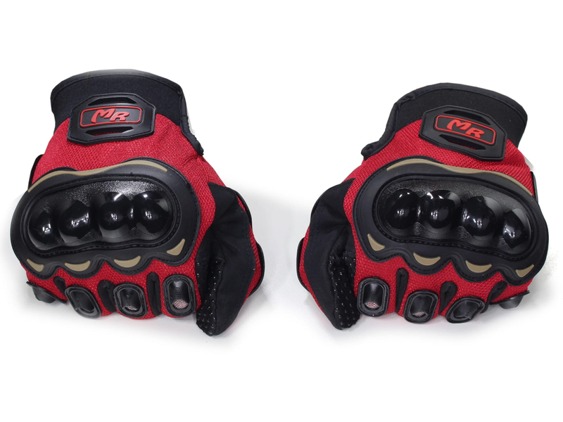 Probiker Rękawice Rękawiczki Letnie Krótkie Red