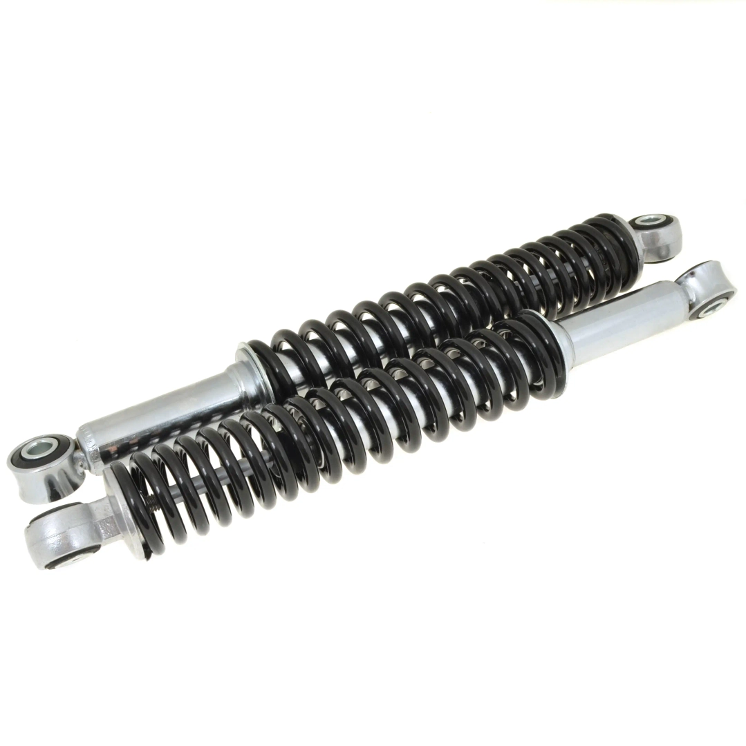 Amortyzatory tył chrom czarne 10/10/325 Romet Jawa Delux