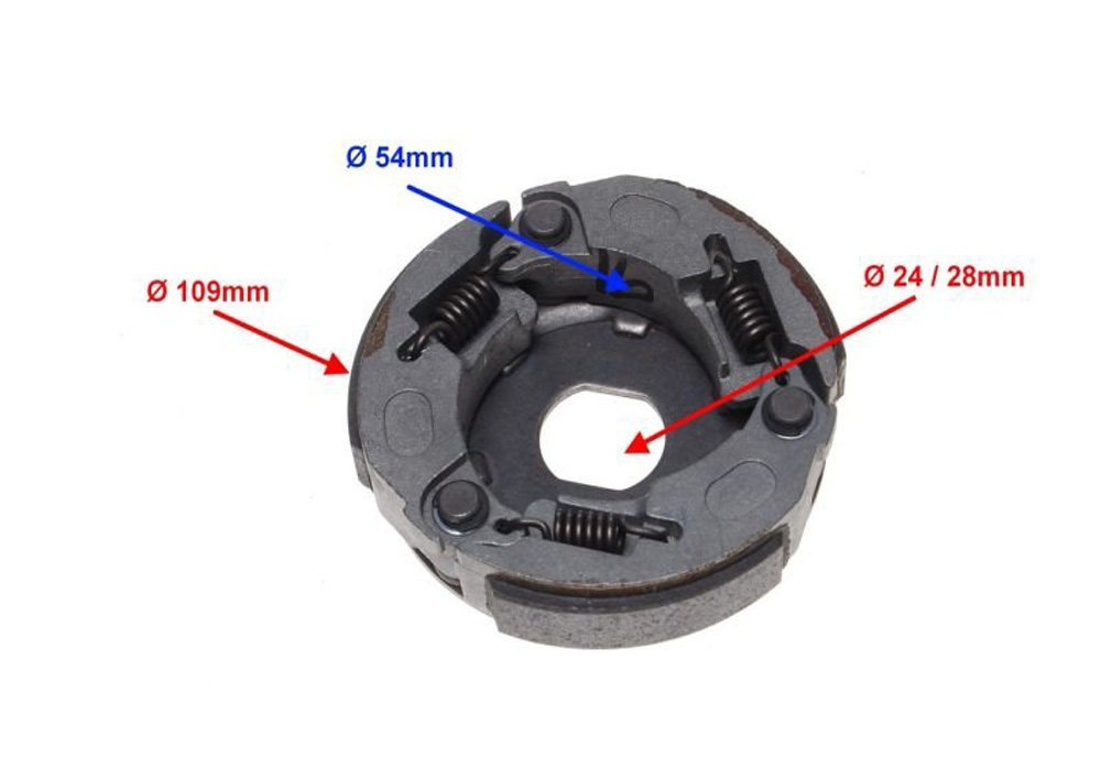 Szczęki sprzęgła sprzęgło skuter 2t zipp romet